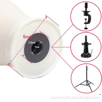 Canvas Head Mannequin Head For Wigs Making Weft Wig Display Style Styling Manikin For Hairdressing Students To Practice Cutting